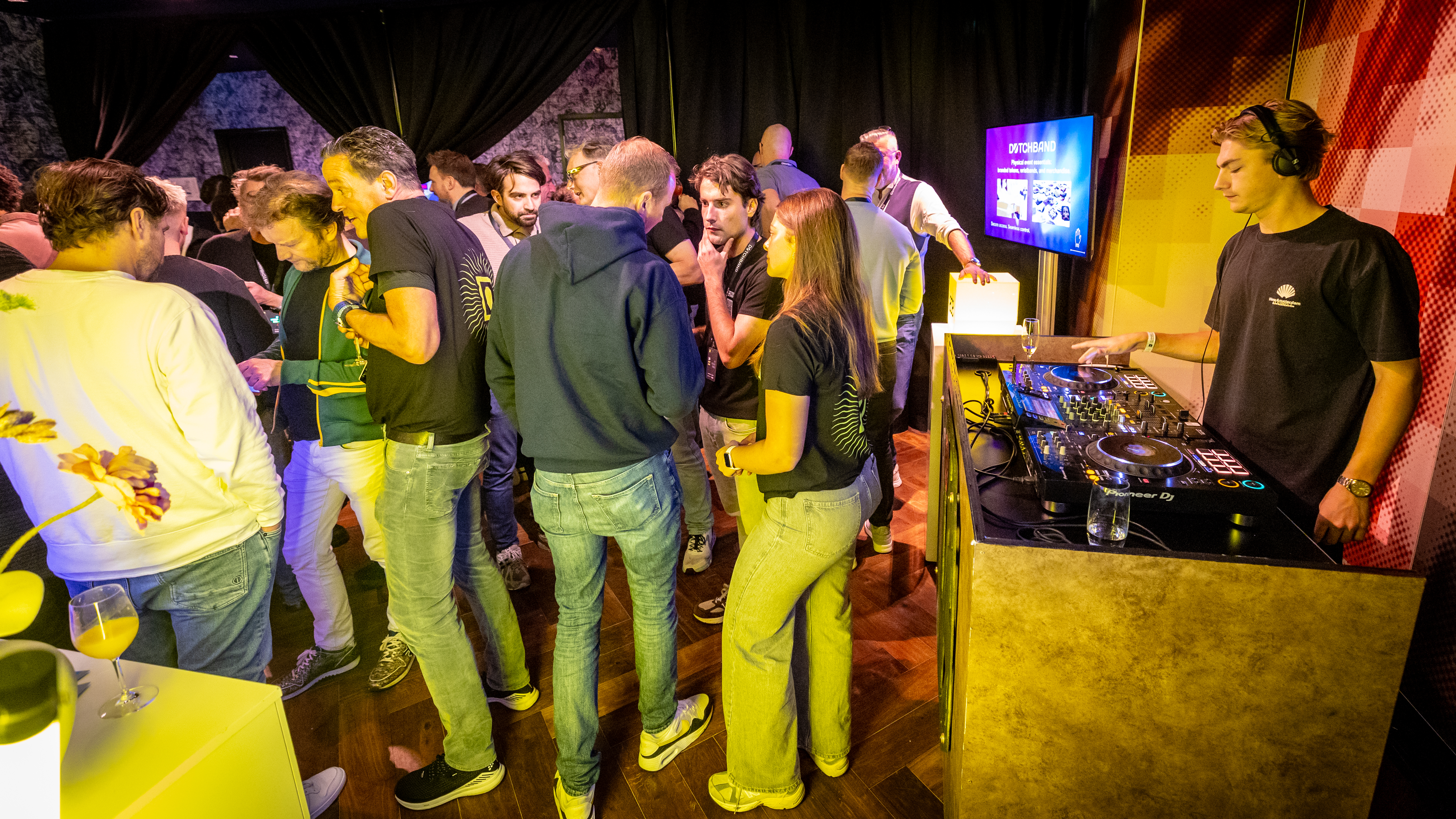 Ik aan het netwerken