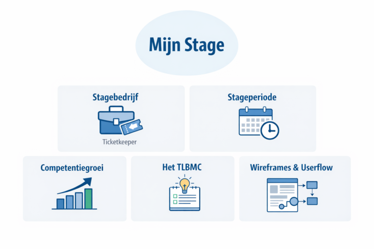 Infographic van mijn stage